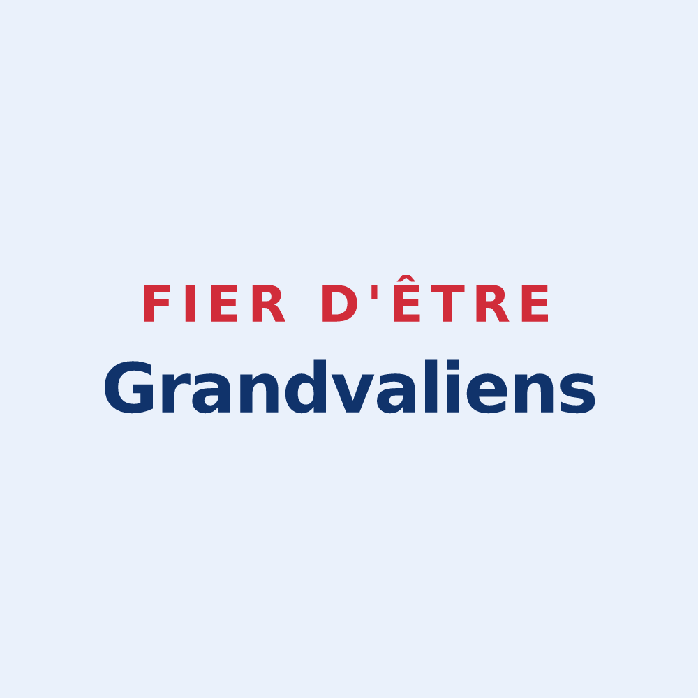 Sticker « Fier d'être Grandvaliens » — design pour Grandvals
