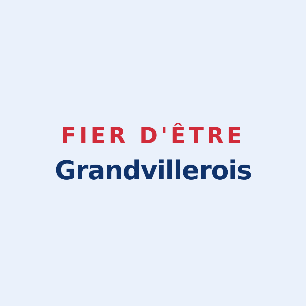 Sticker « Fier d'être Grandvillerois » — design pour Grandvillers