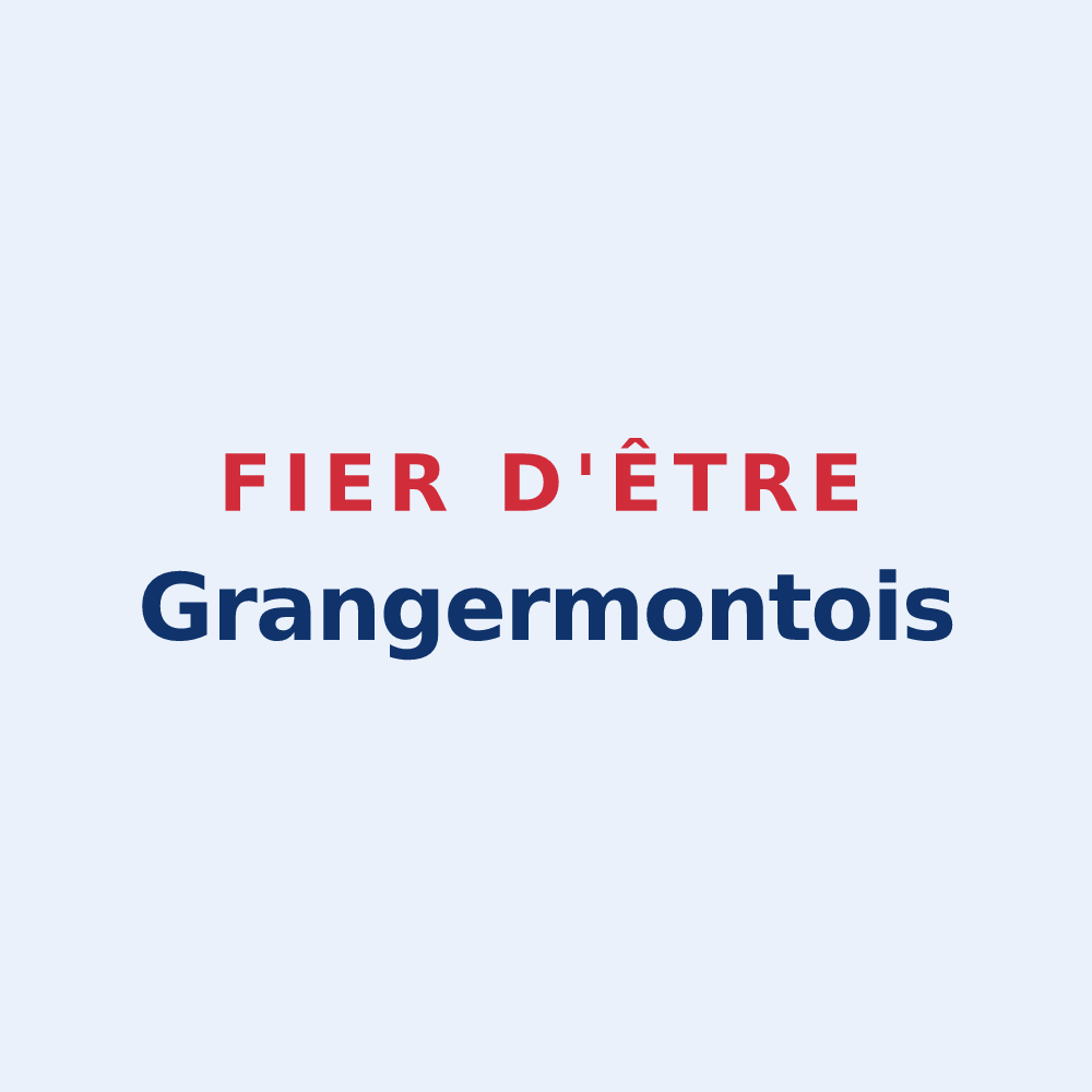 Sticker « Fier d'être Grangermontois » — design pour Grangermont