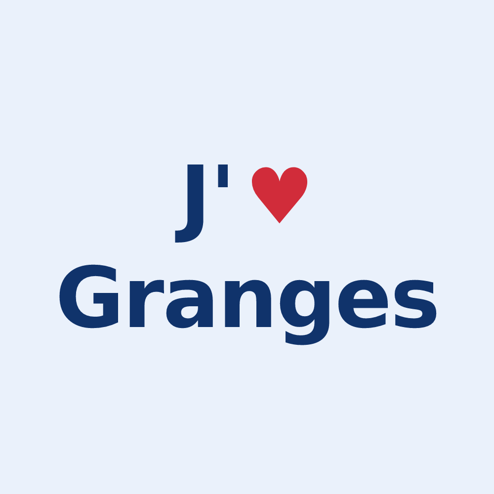 Sticker personnalisé Granges — design J'aime Granges