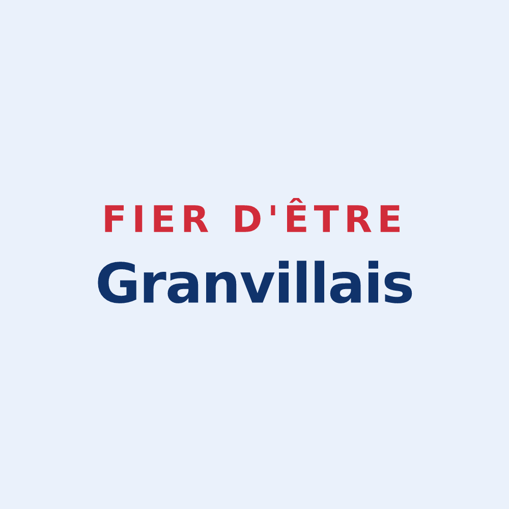 Sticker « Fier d'être Granvillais » — design pour Granville