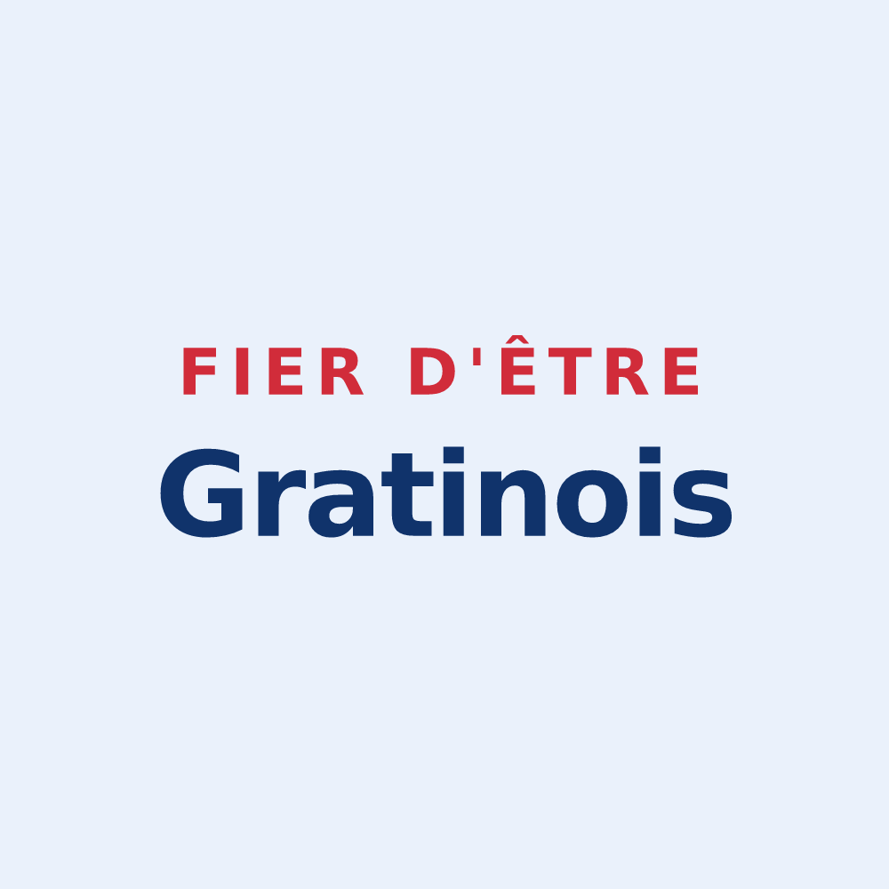 Sticker « Fier d'être Gratinois » — design pour Gratens