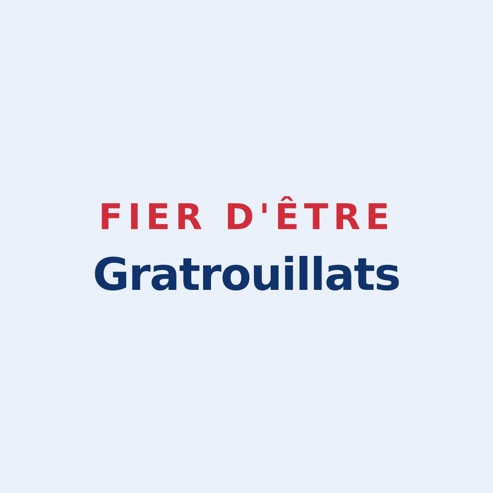 Sticker « Fier d'être Gratrouillats » — design pour Gratreuil