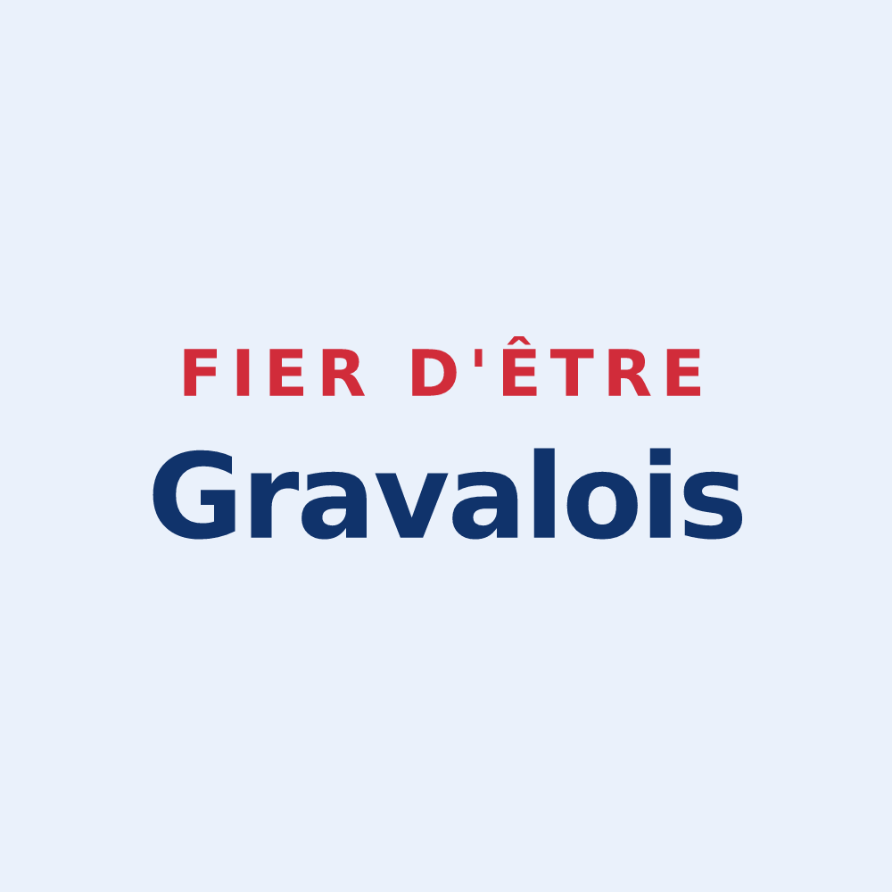 Sticker « Fier d'être Gravalois » — design pour Graval