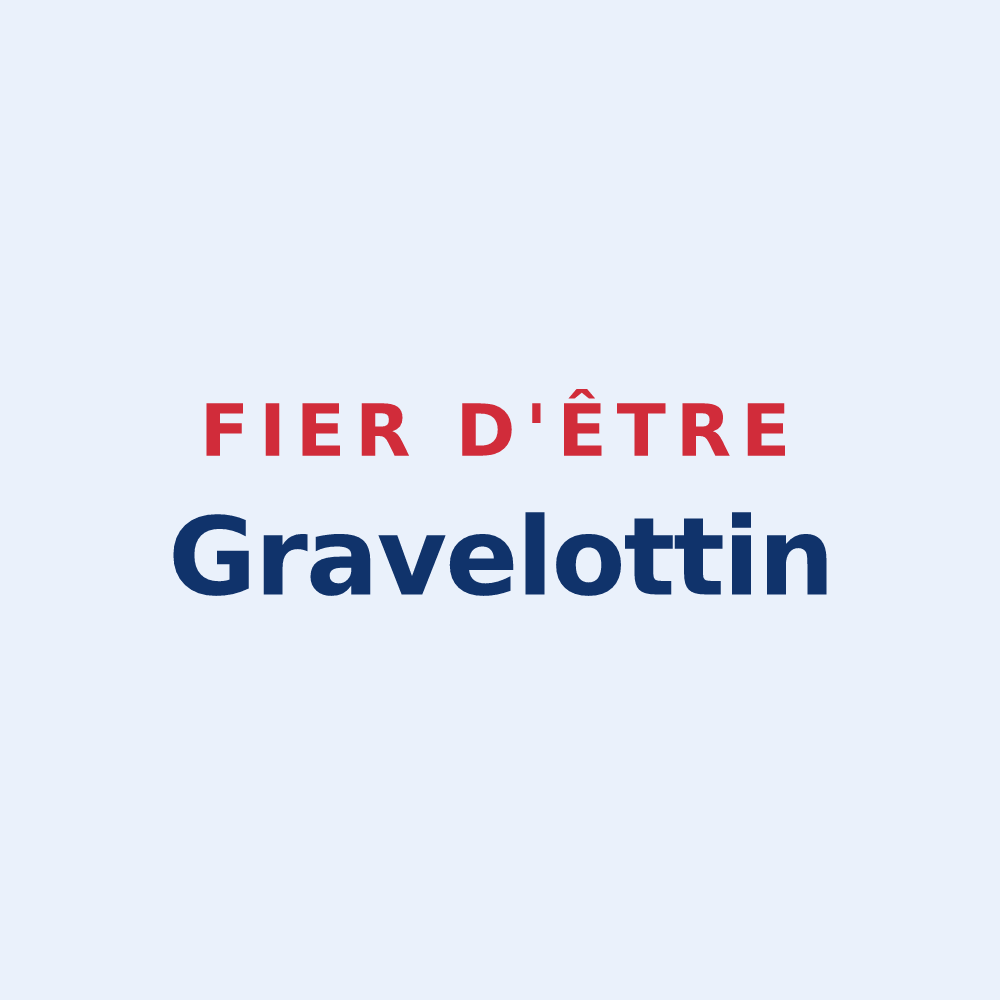 Sticker « Fier d'être Gravelottin » — design pour Gravelotte