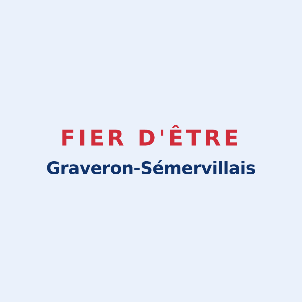 Sticker « Fier d'être Graveron-Sémervillais » — design pour Graveron-Sémerville