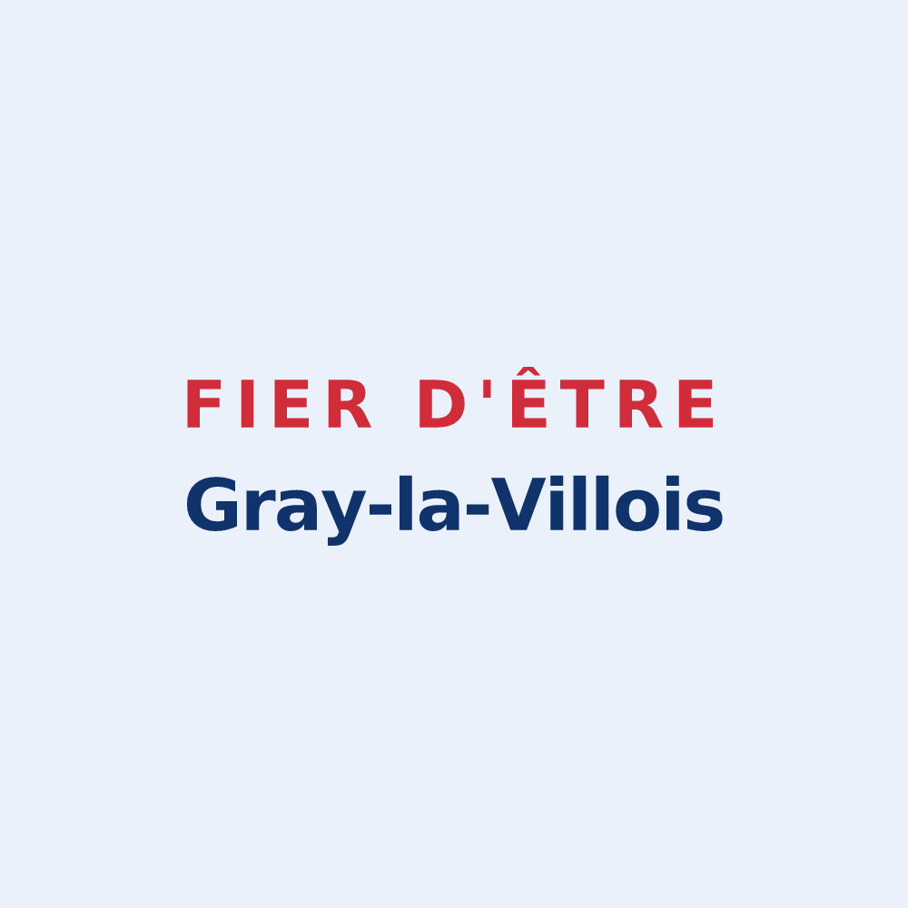 Sticker « Fier d'être Gray-la-Villois » — design pour Gray-la-Ville