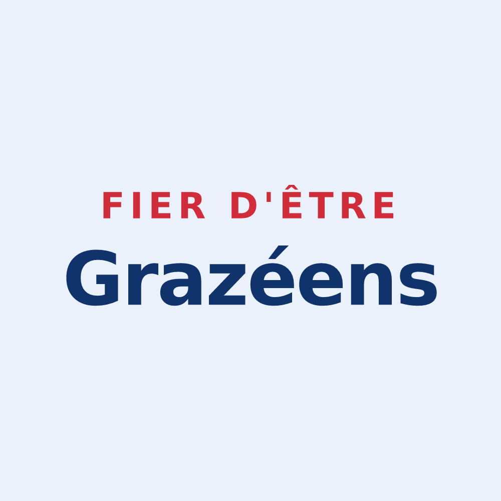 Sticker « Fier d'être Grazéens » — design pour Grazay