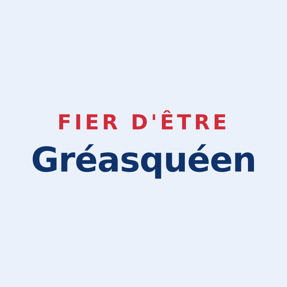 Sticker « Fier d'être Gréasquéen » — design pour Gréasque