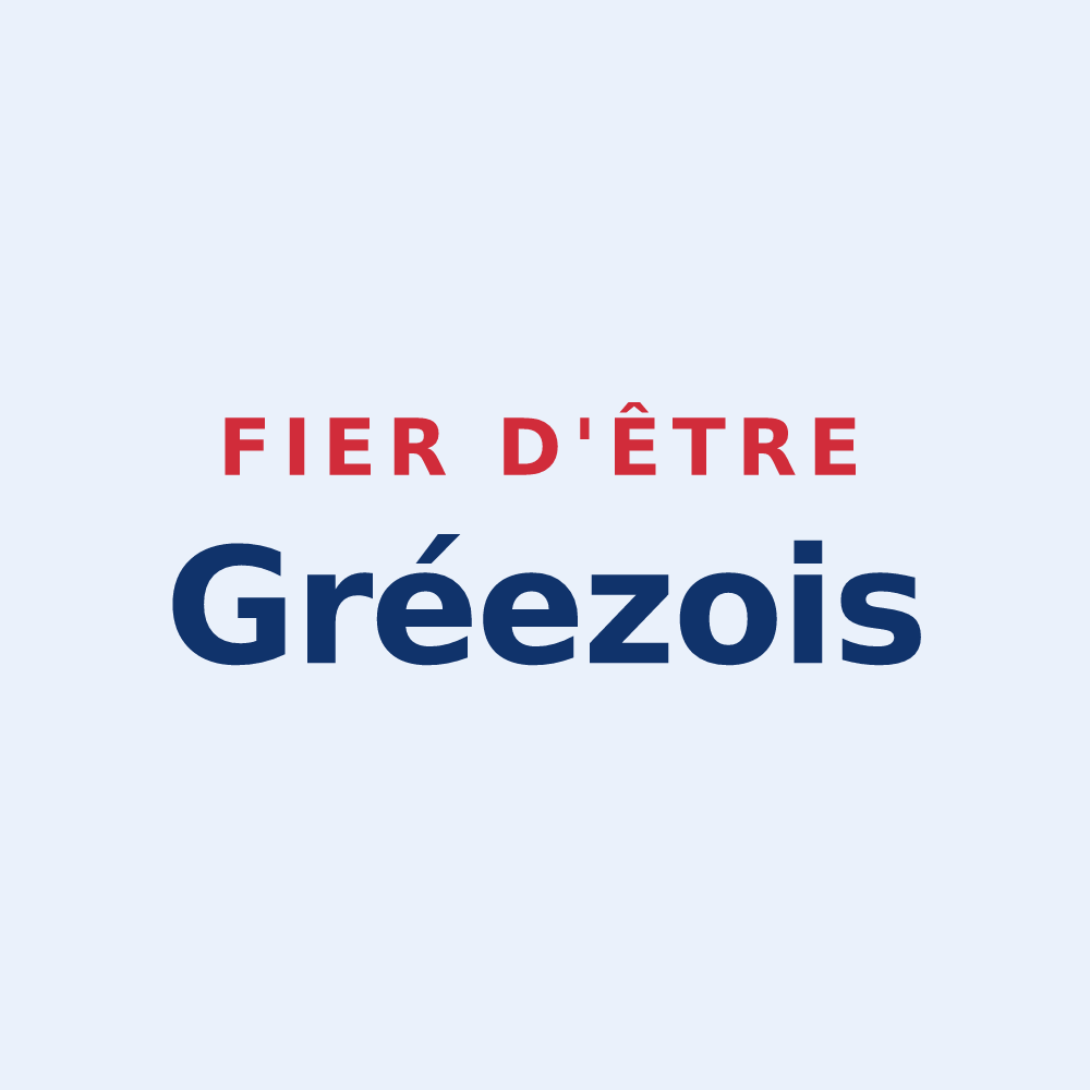 Sticker « Fier d'être Gréezois » — design pour Gréez-sur-Roc