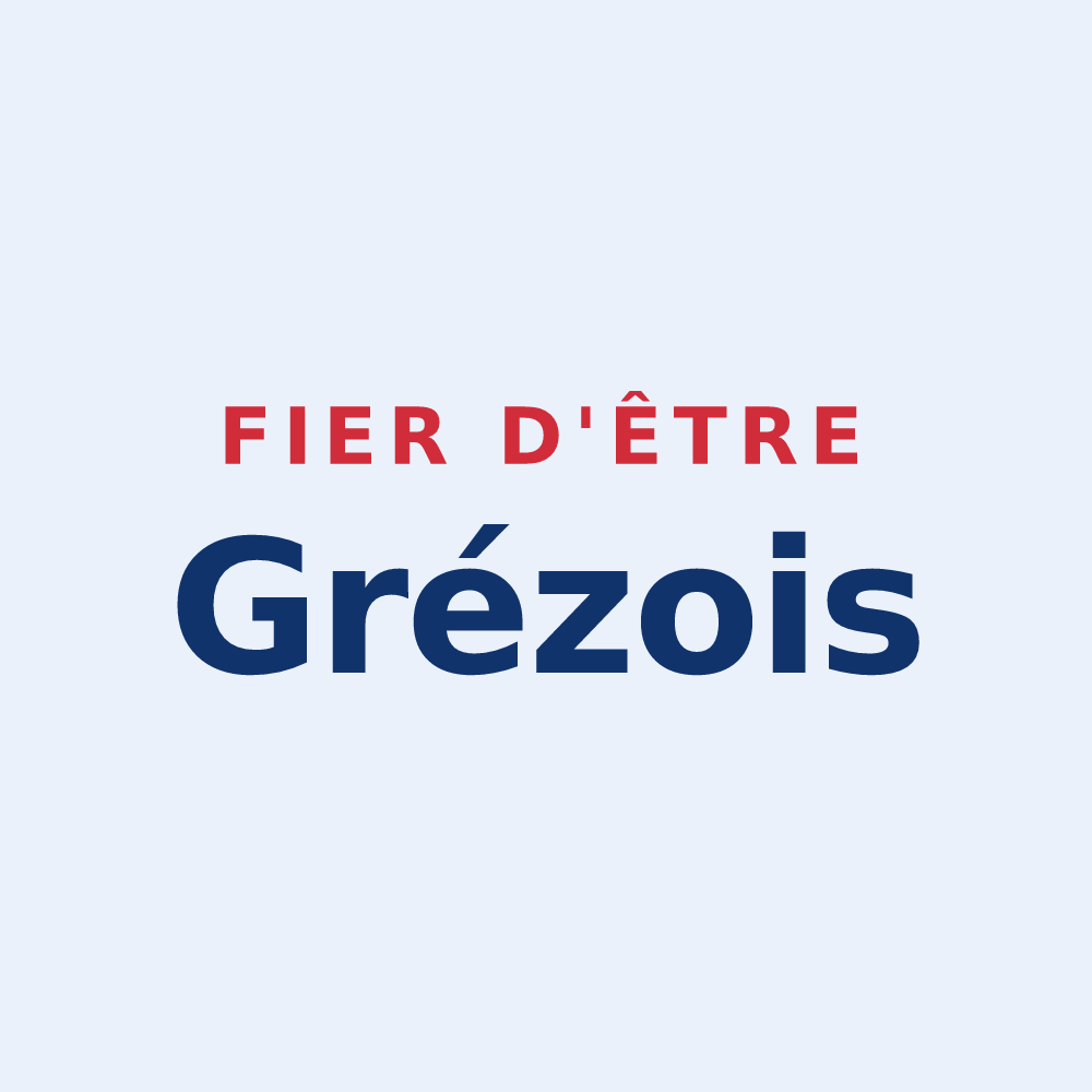 Sticker « Fier d'être Grézois » — design pour Grèzes