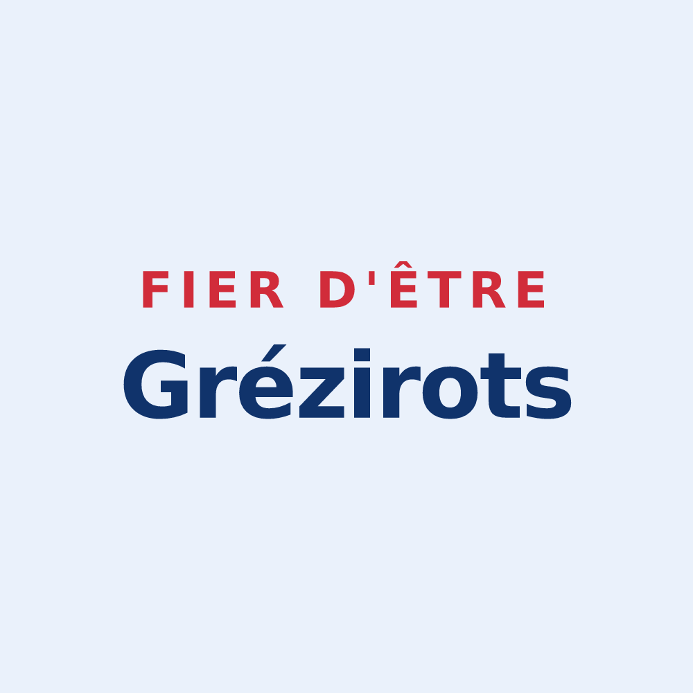 Sticker « Fier d'être Grézirots » — design pour Grézieu-la-Varenne