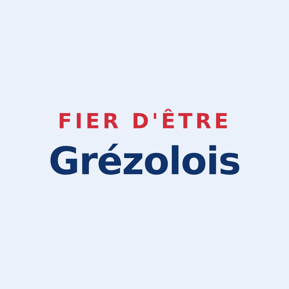 Sticker « Fier d'être Grézolois » — design pour Grézieux-le-Fromental