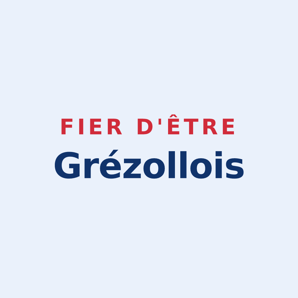 Sticker « Fier d'être Grézollois » — design pour Grézolles