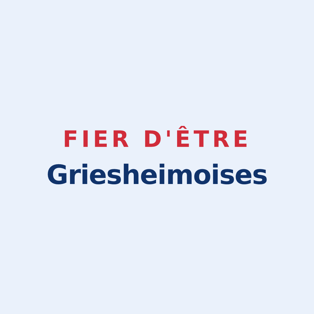 Sticker « Fier d'être Griesheimoises » — design pour Griesheim-près-Molsheim
