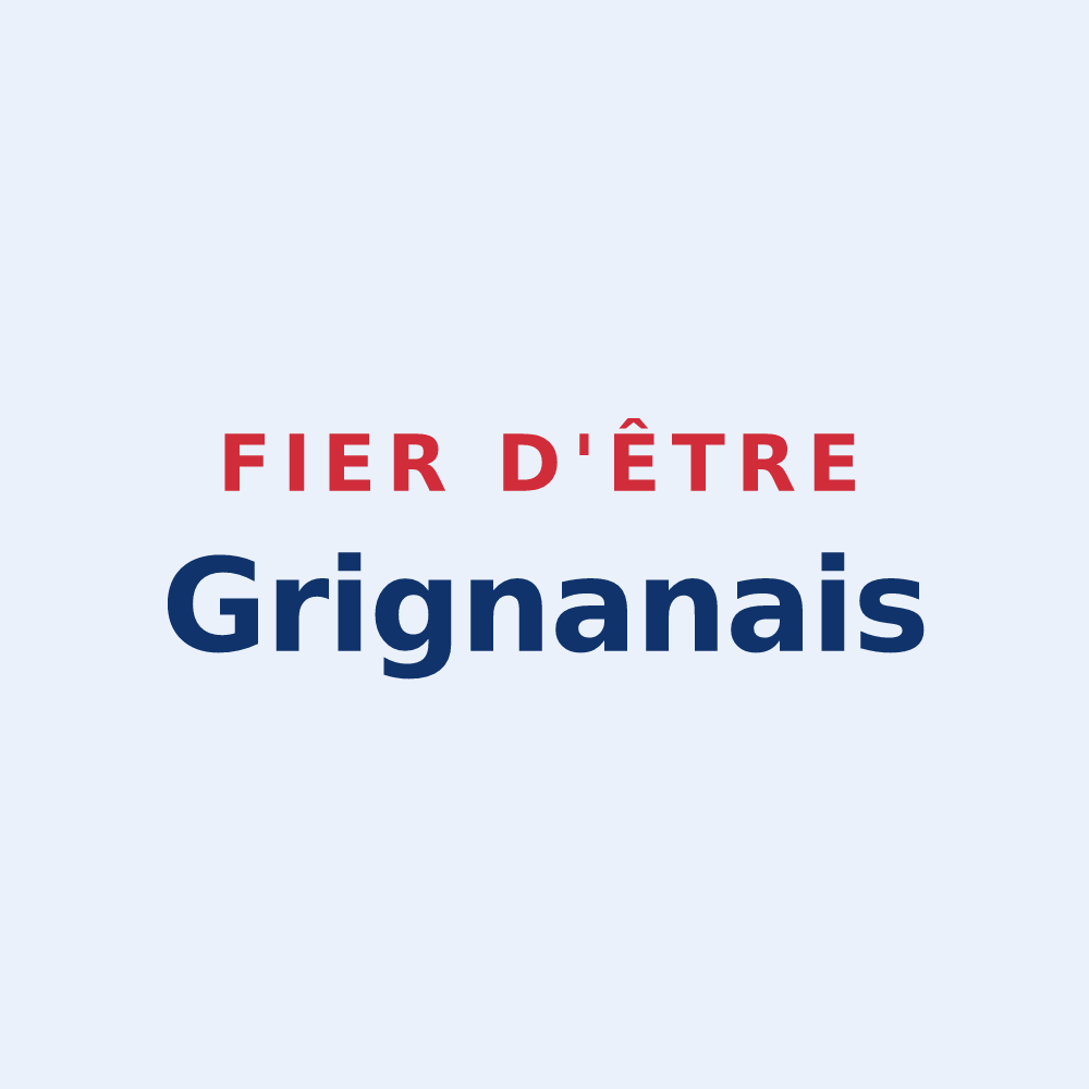 Sticker « Fier d'être Grignanais » — design pour Grignan