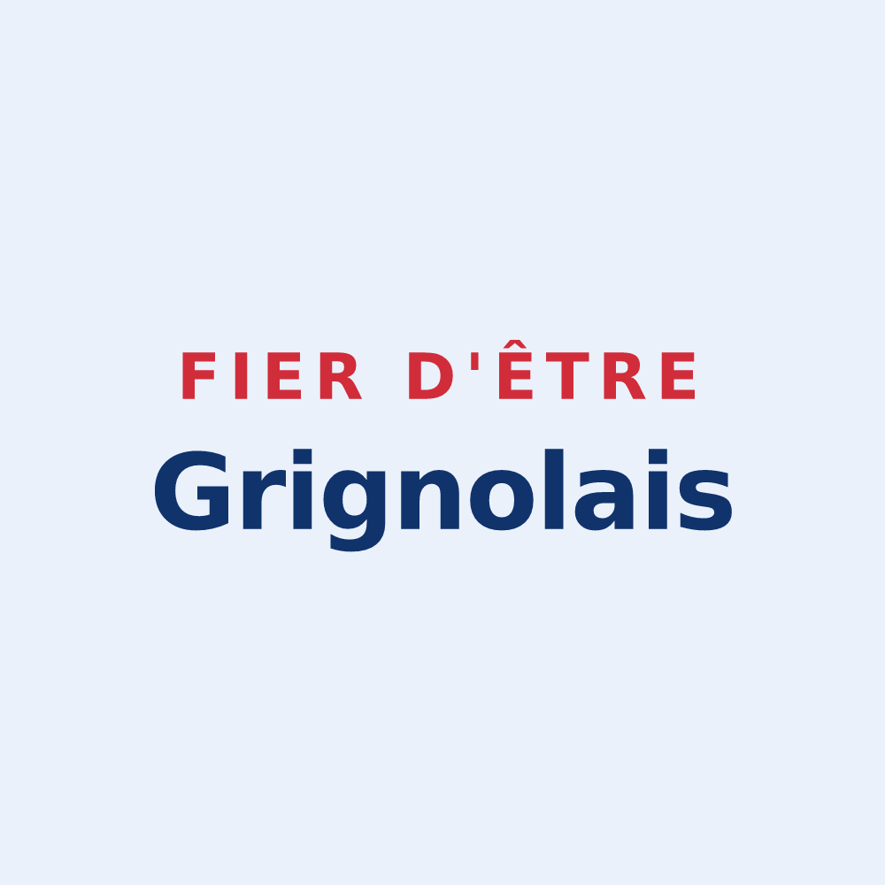 Sticker « Fier d'être Grignolais » — design pour Grignols