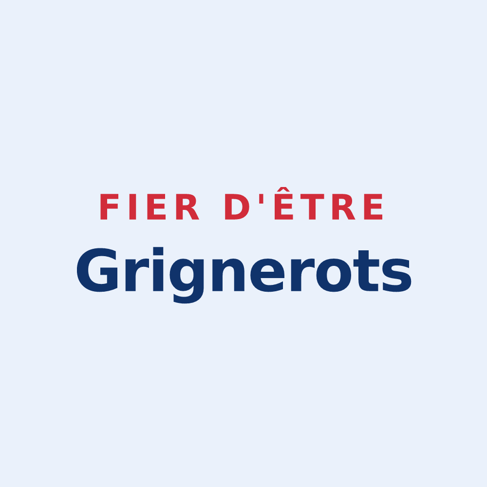 Sticker « Fier d'être Grignerots » — design pour Grigny-sur-Rhône