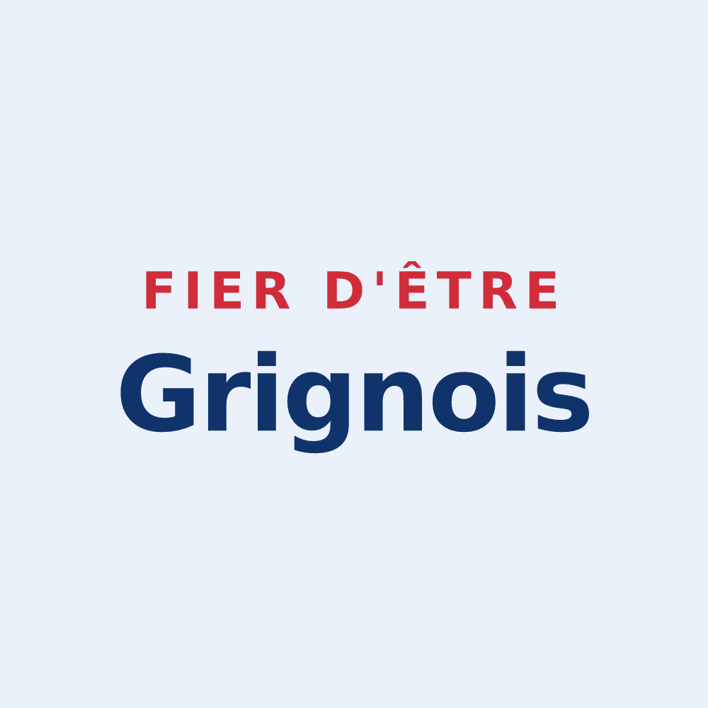 Sticker « Fier d'être Grignois » — design pour Grigny