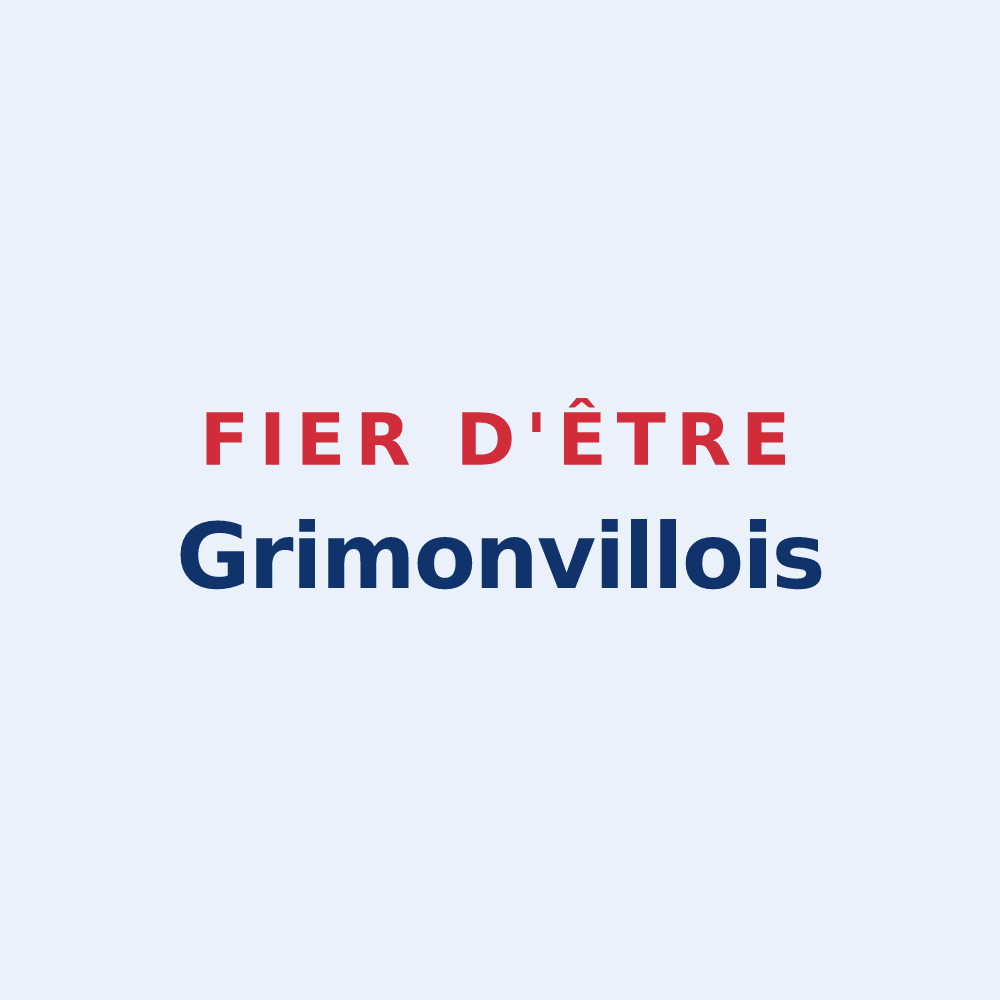 Sticker « Fier d'être Grimonvillois » — design pour Grimonviller