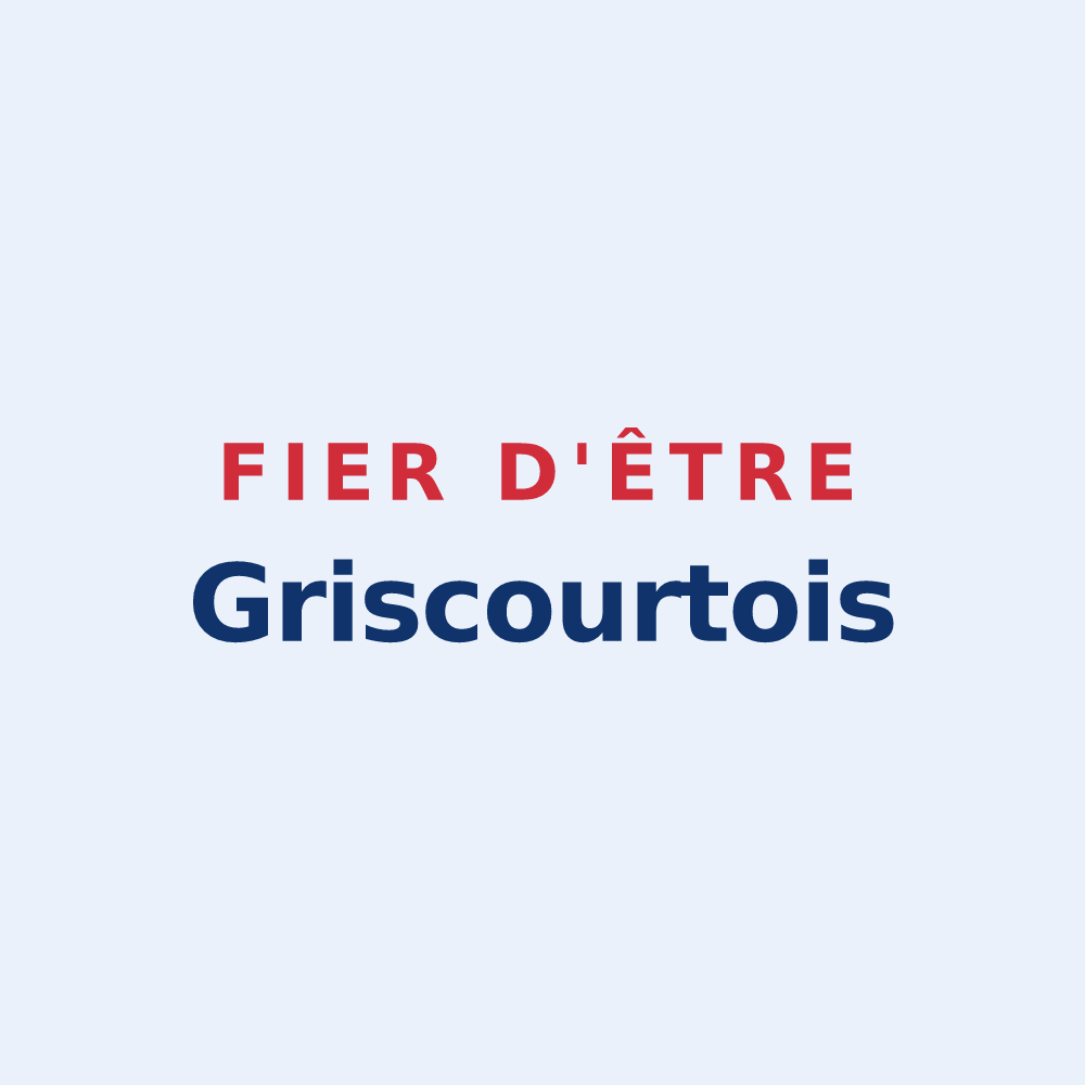Sticker « Fier d'être Griscourtois » — design pour Griscourt