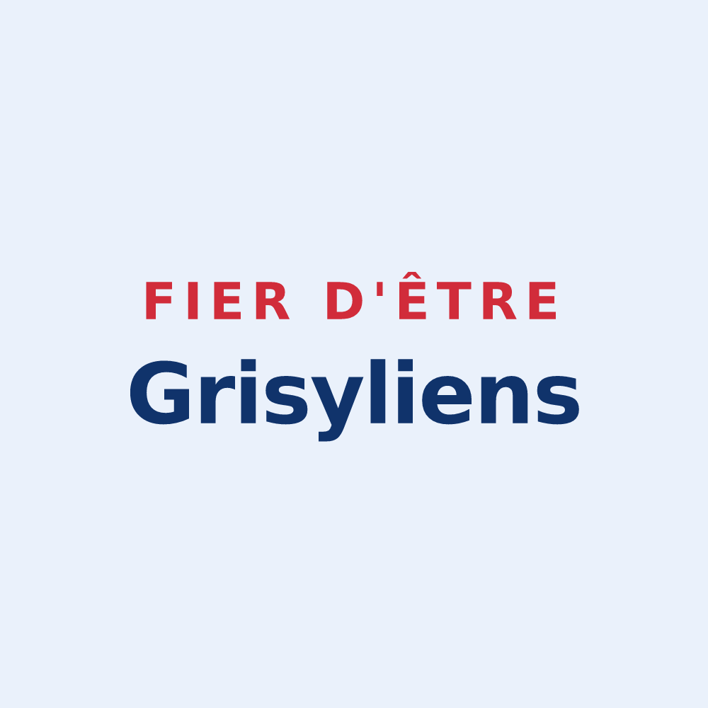 Sticker « Fier d'être Grisyliens » — design pour Grisy-les-Plâtres