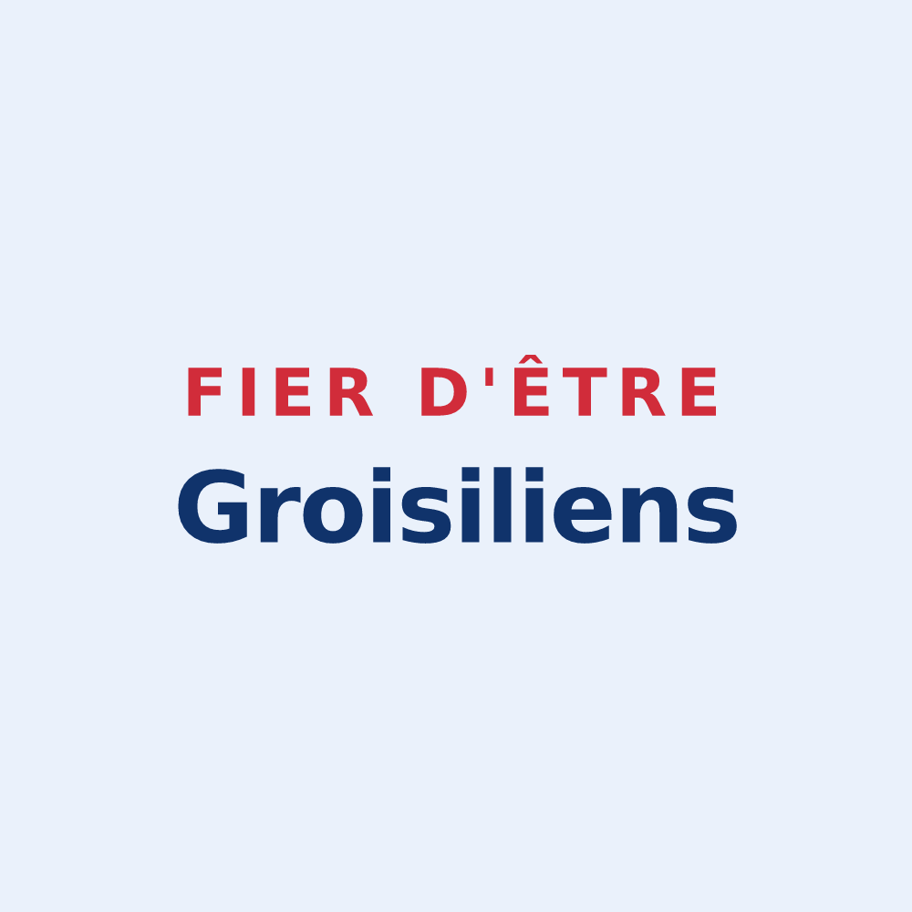 Sticker « Fier d'être Groisiliens » — design pour Groisy