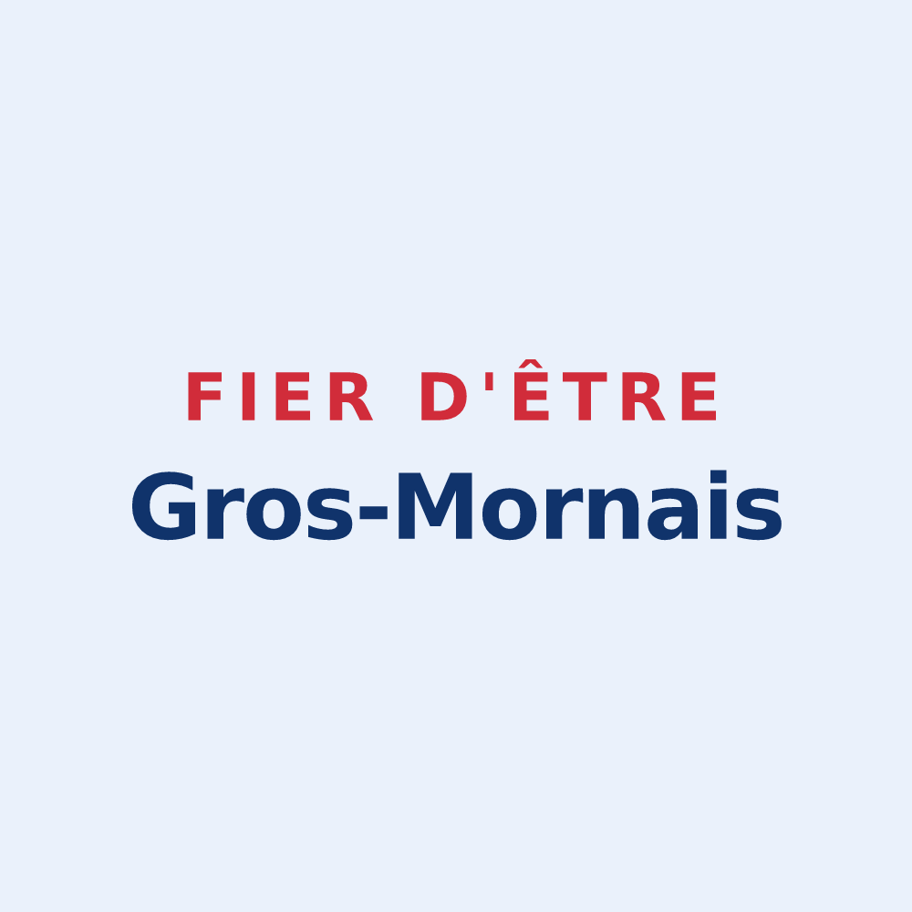Sticker « Fier d'être Gros-Mornais » — design pour Gros-Morne