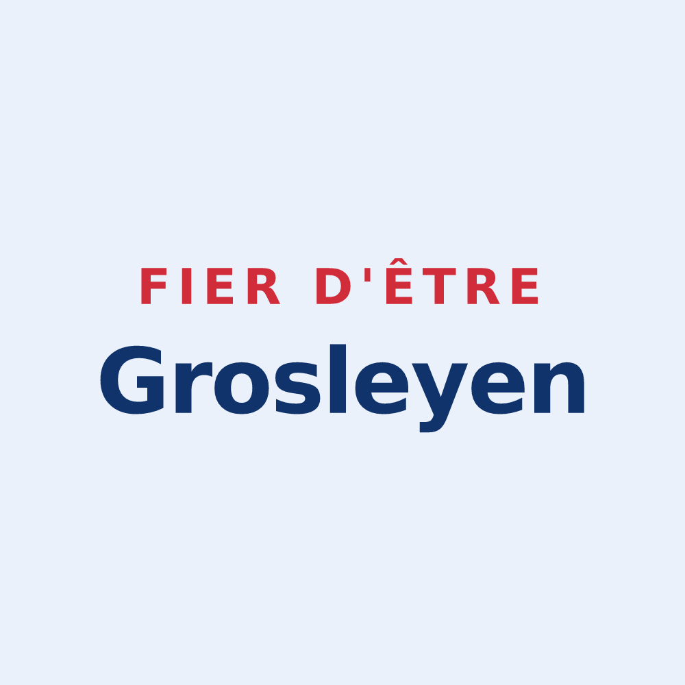Sticker « Fier d'être Grosleyen » — design pour Grosley-sur-Risle