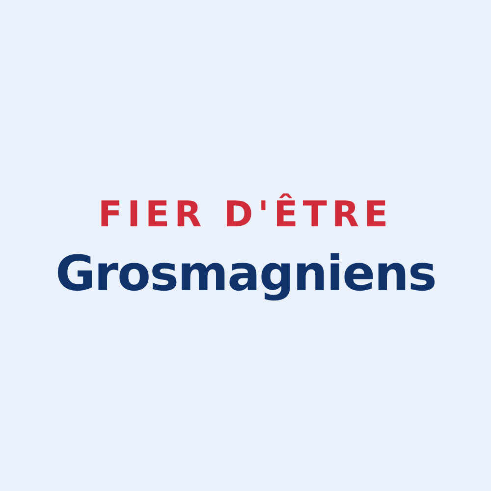Sticker « Fier d'être Grosmagniens » — design pour Grosmagny