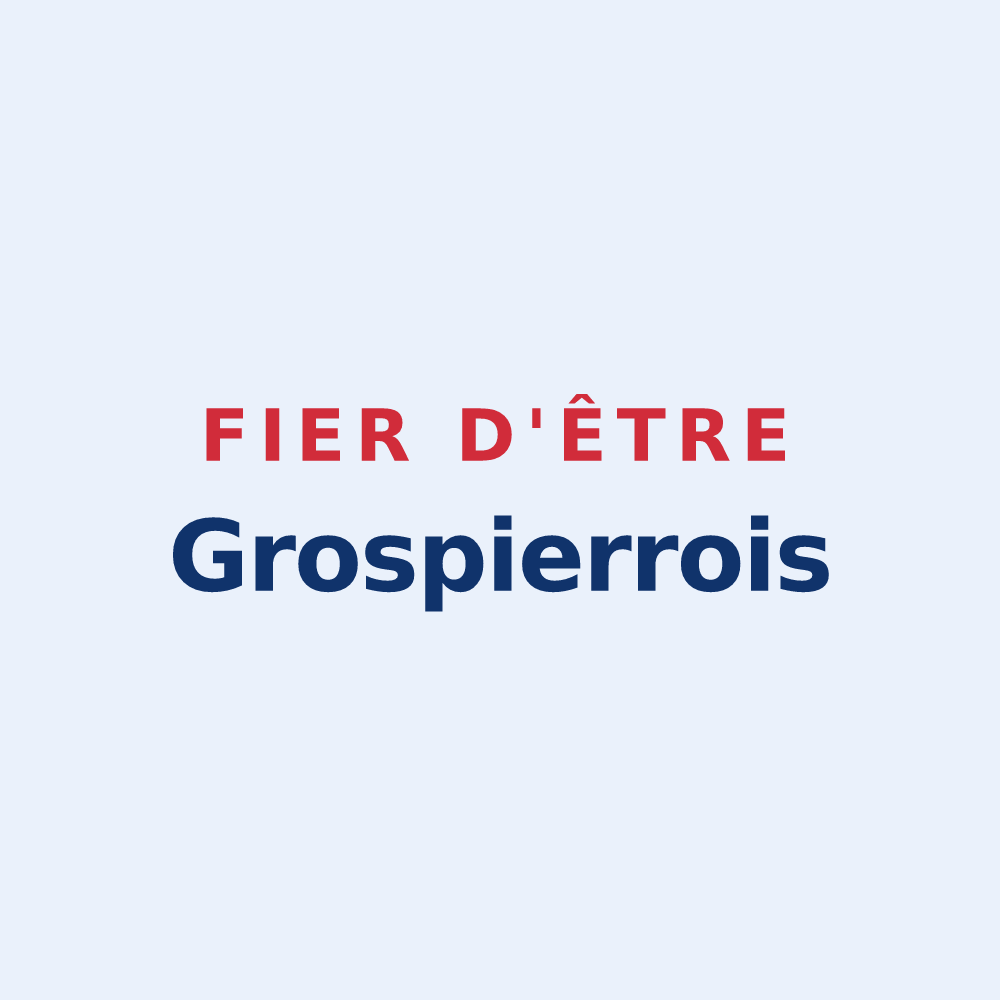 Sticker « Fier d'être Grospierrois » — design pour Grospierres