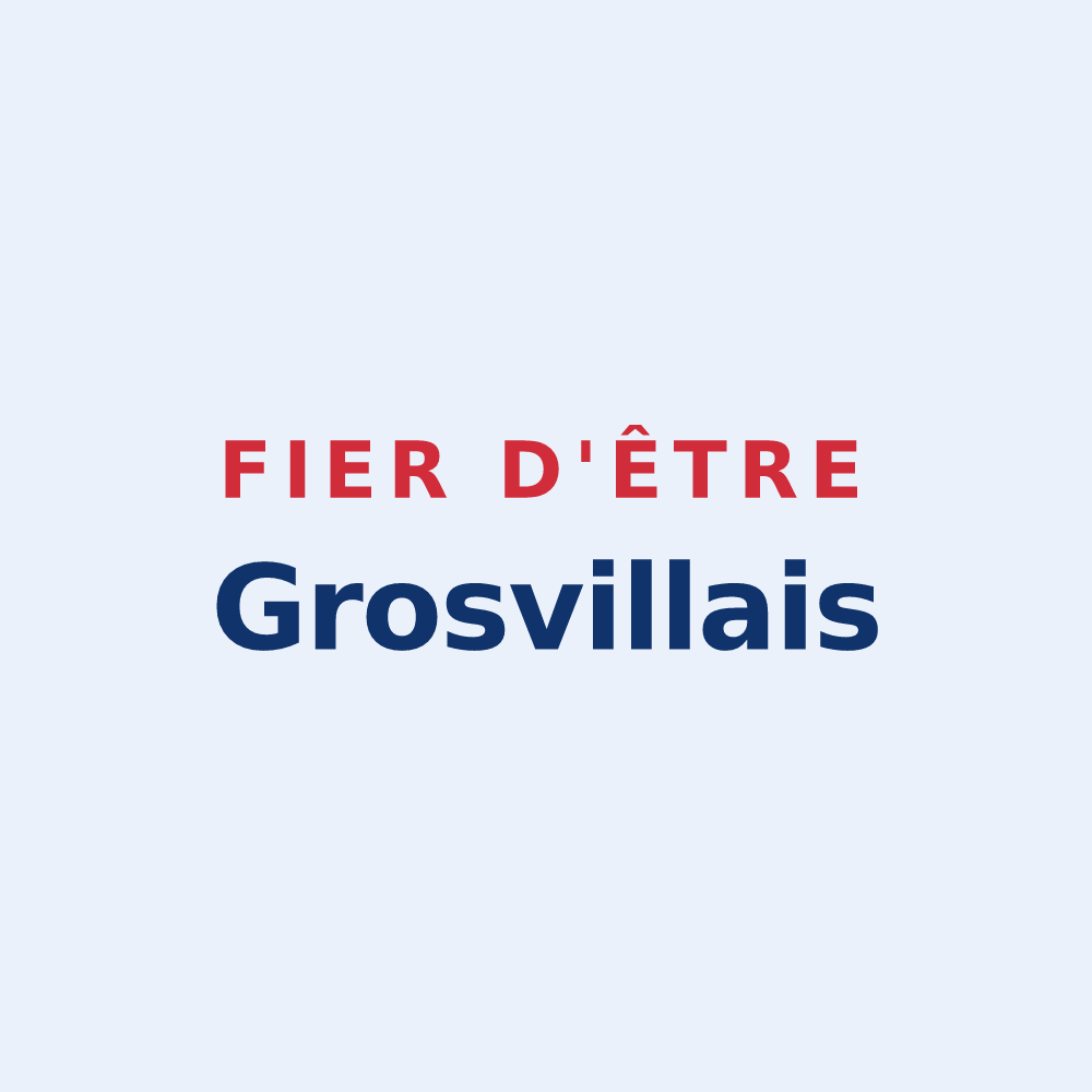 Sticker « Fier d'être Grosvillais » — design pour Grosville