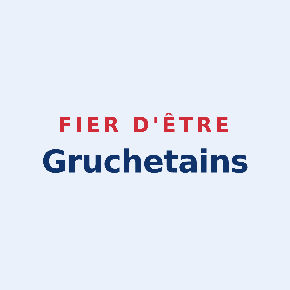 Sticker « Fier d'être Gruchetains » — design pour Gruchet-le-Valasse