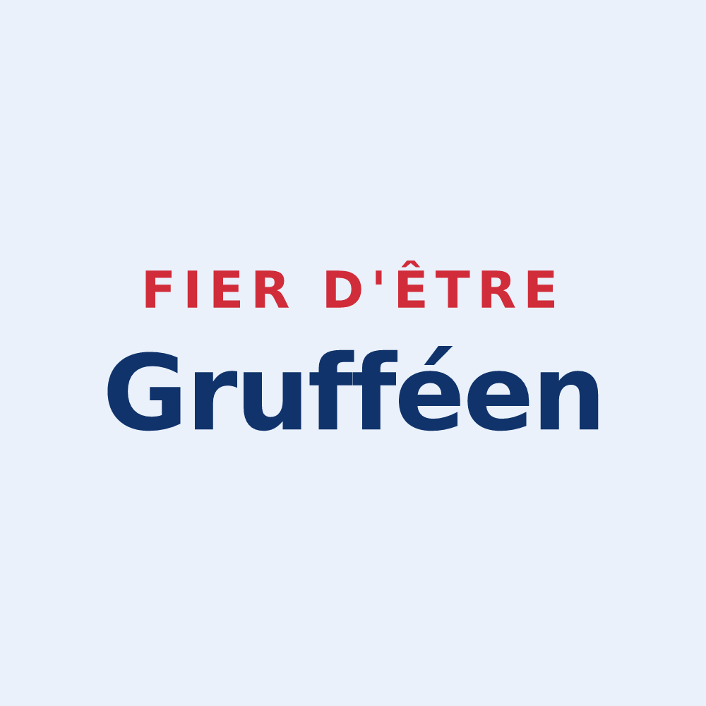 Sticker « Fier d'être Grufféen » — design pour Gruffy