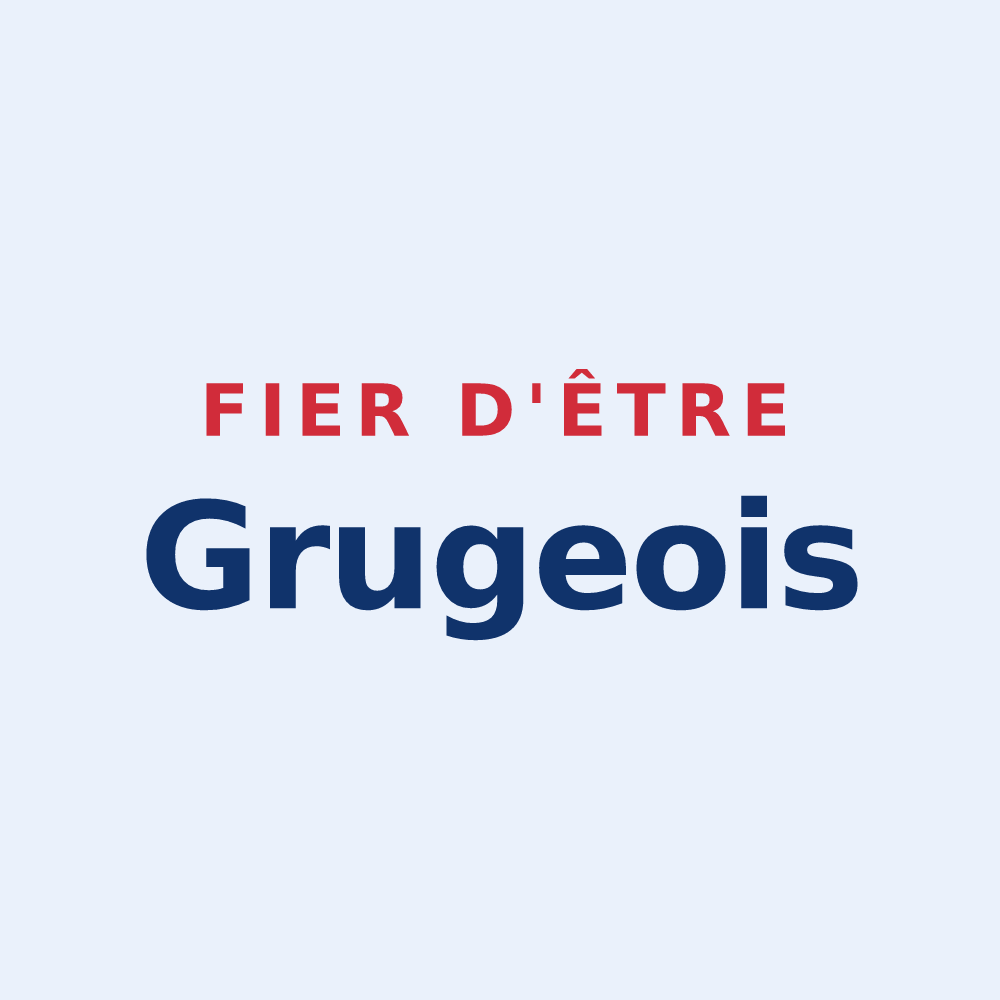 Sticker « Fier d'être Grugeois » — design pour Grugies