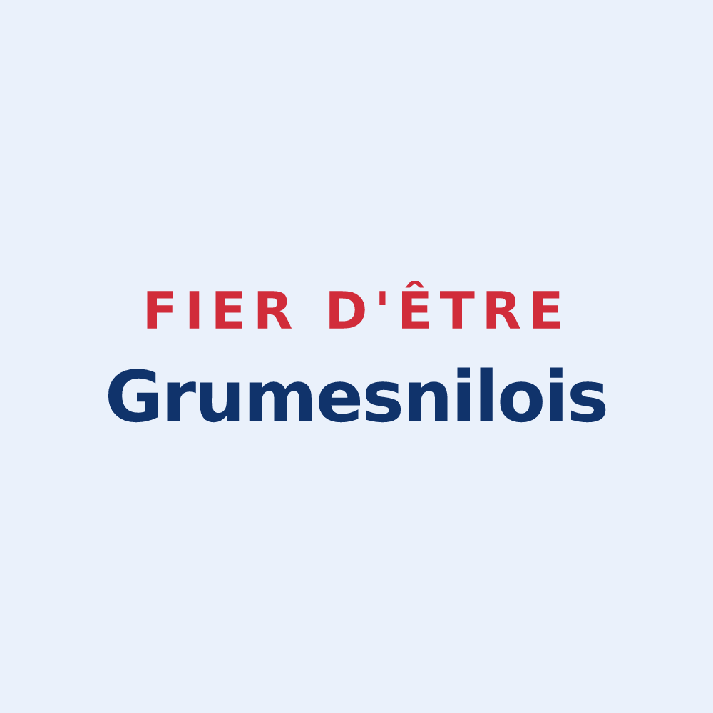 Sticker « Fier d'être Grumesnilois » — design pour Grumesnil