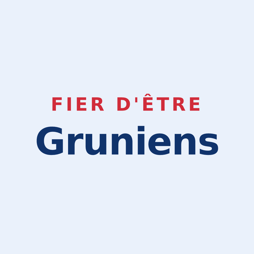Sticker « Fier d'être Gruniens » — design pour Gruny