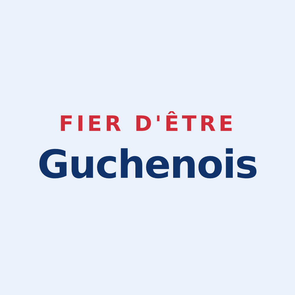 Sticker « Fier d'être Guchenois » — design pour Guchen