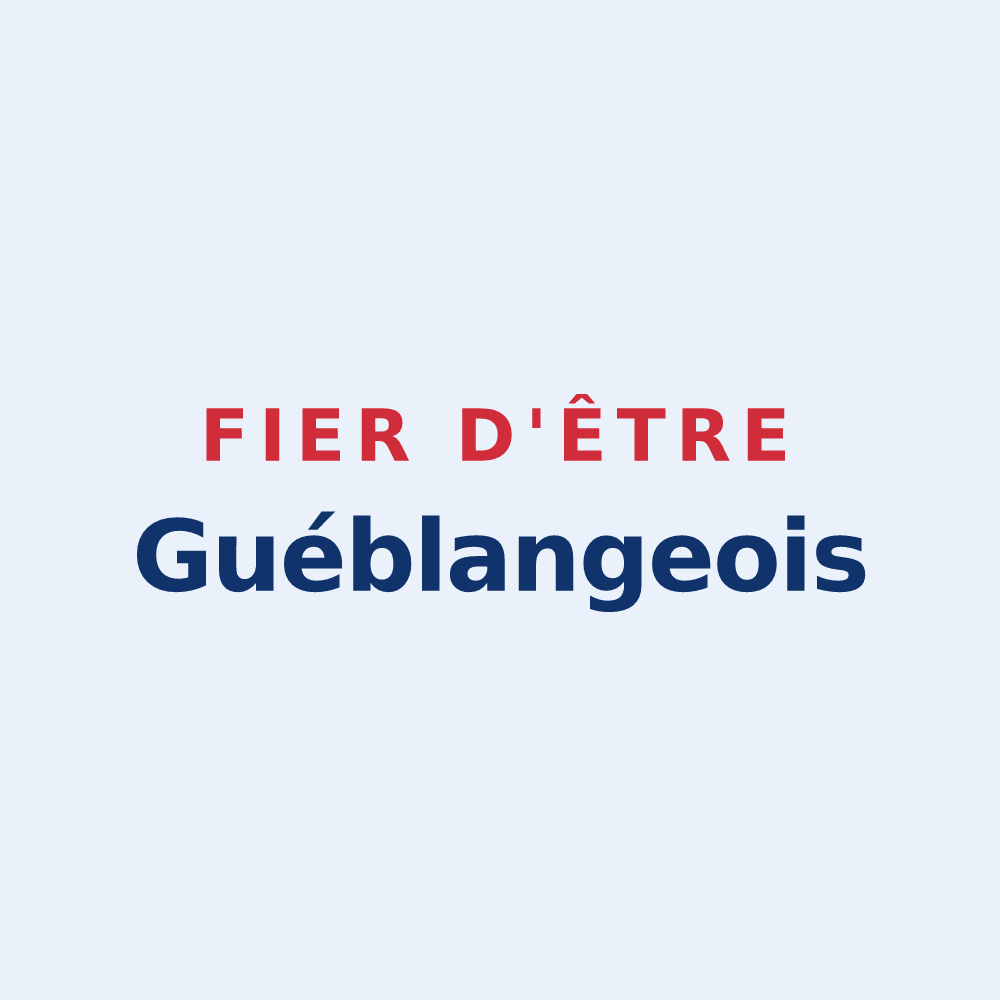 Sticker « Fier d'être Guéblangeois » — design pour Guéblange-lès-Dieuze