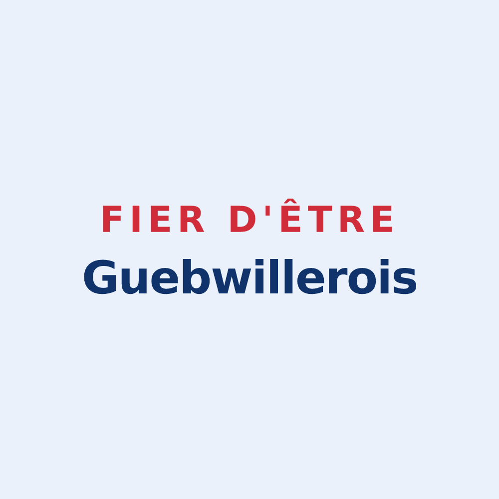 Sticker « Fier d'être Guebwillerois » — design pour Guebwiller
