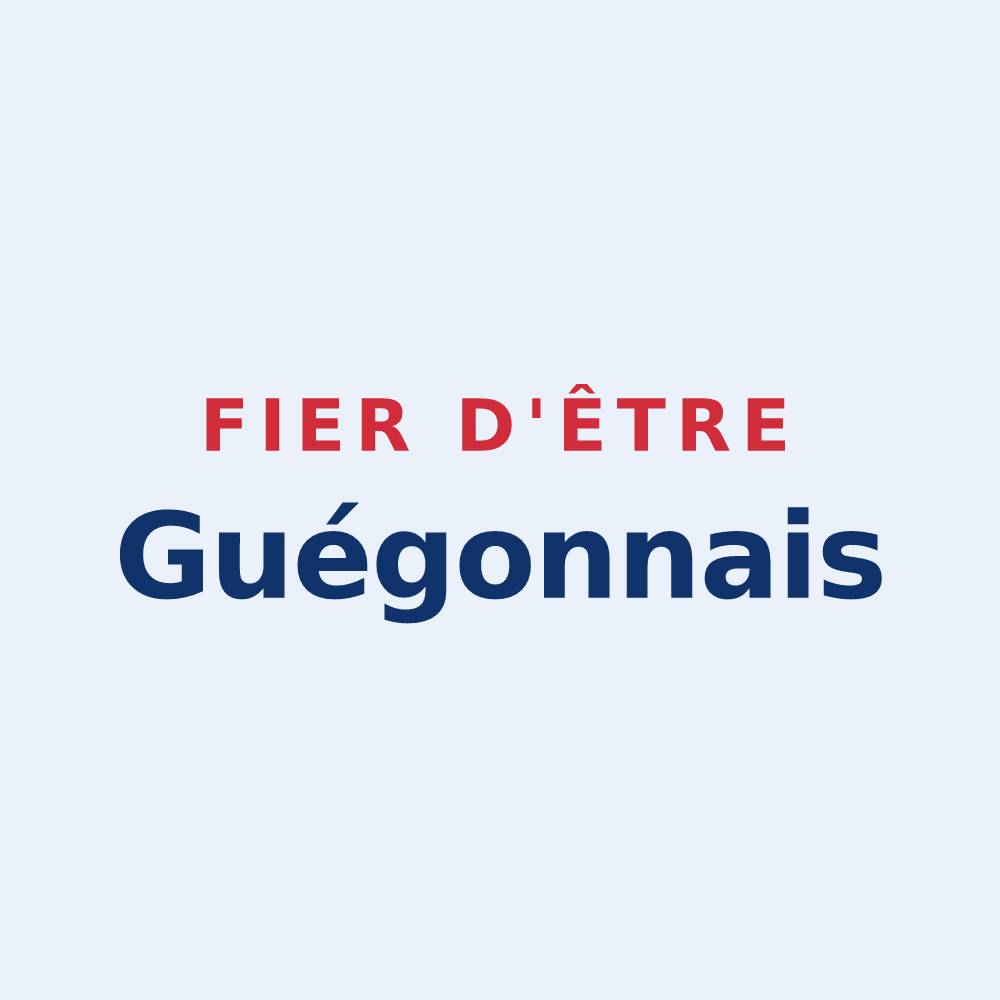 Sticker « Fier d'être Guégonnais » — design pour Guégon