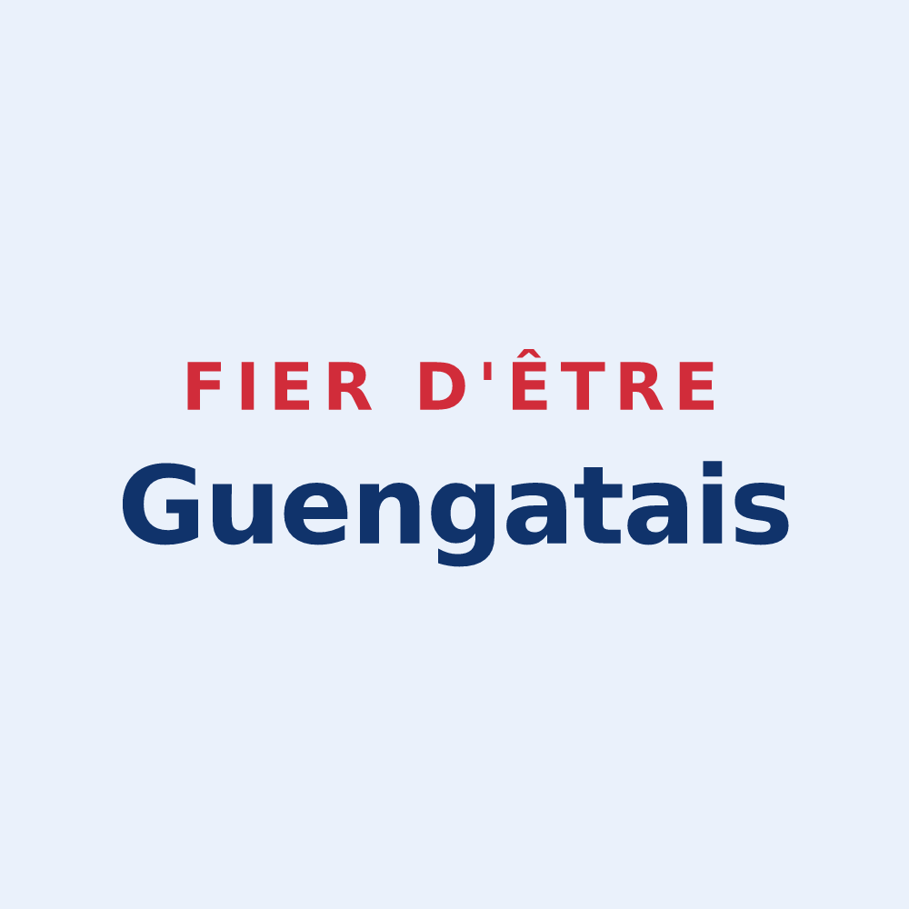 Sticker « Fier d'être Guengatais » — design pour Guengat