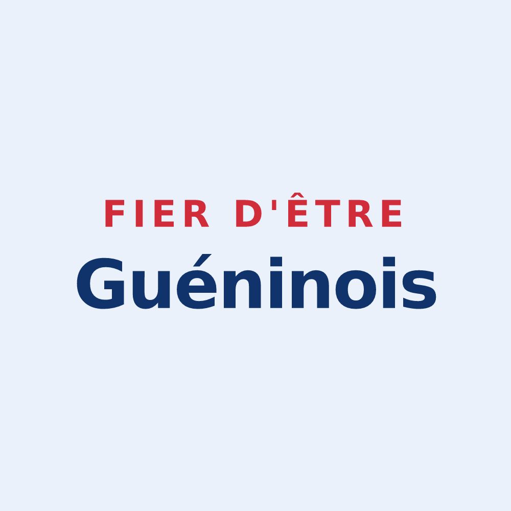 Sticker « Fier d'être Guéninois » — design pour Guénin