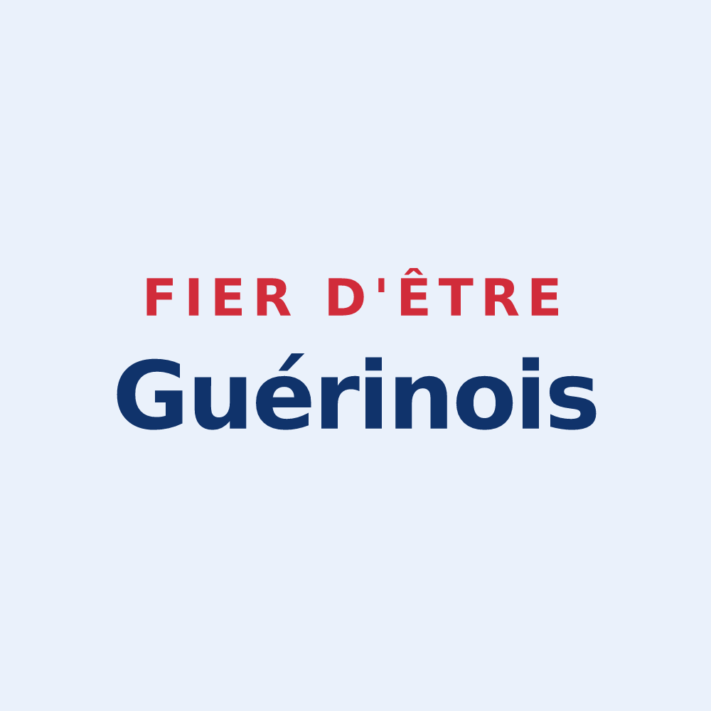 Sticker « Fier d'être Guérinois » — design pour Guenrouet