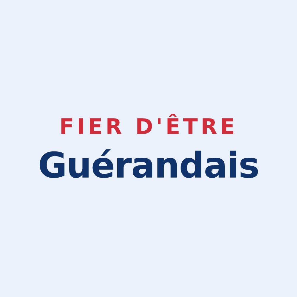 Sticker « Fier d'être Guérandais » — design pour Guérande