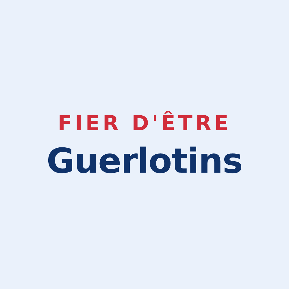 Sticker « Fier d'être Guerlotins » — design pour Guerbigny