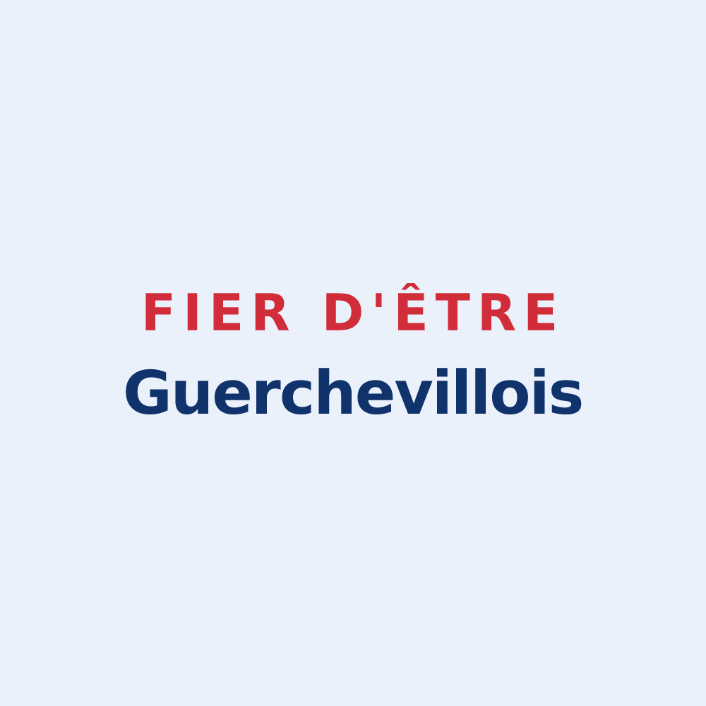 Sticker « Fier d'être Guerchevillois » — design pour Guercheville