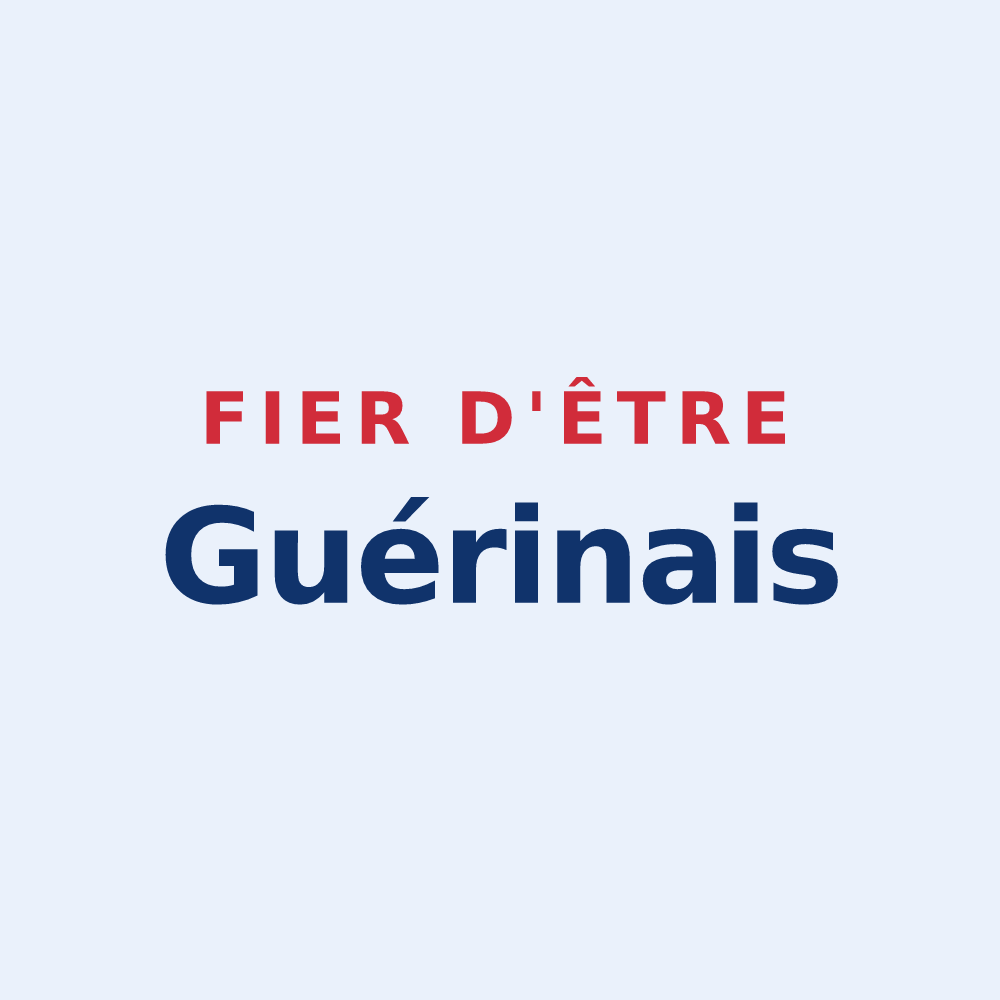 Sticker « Fier d'être Guérinais » — design pour Guérin