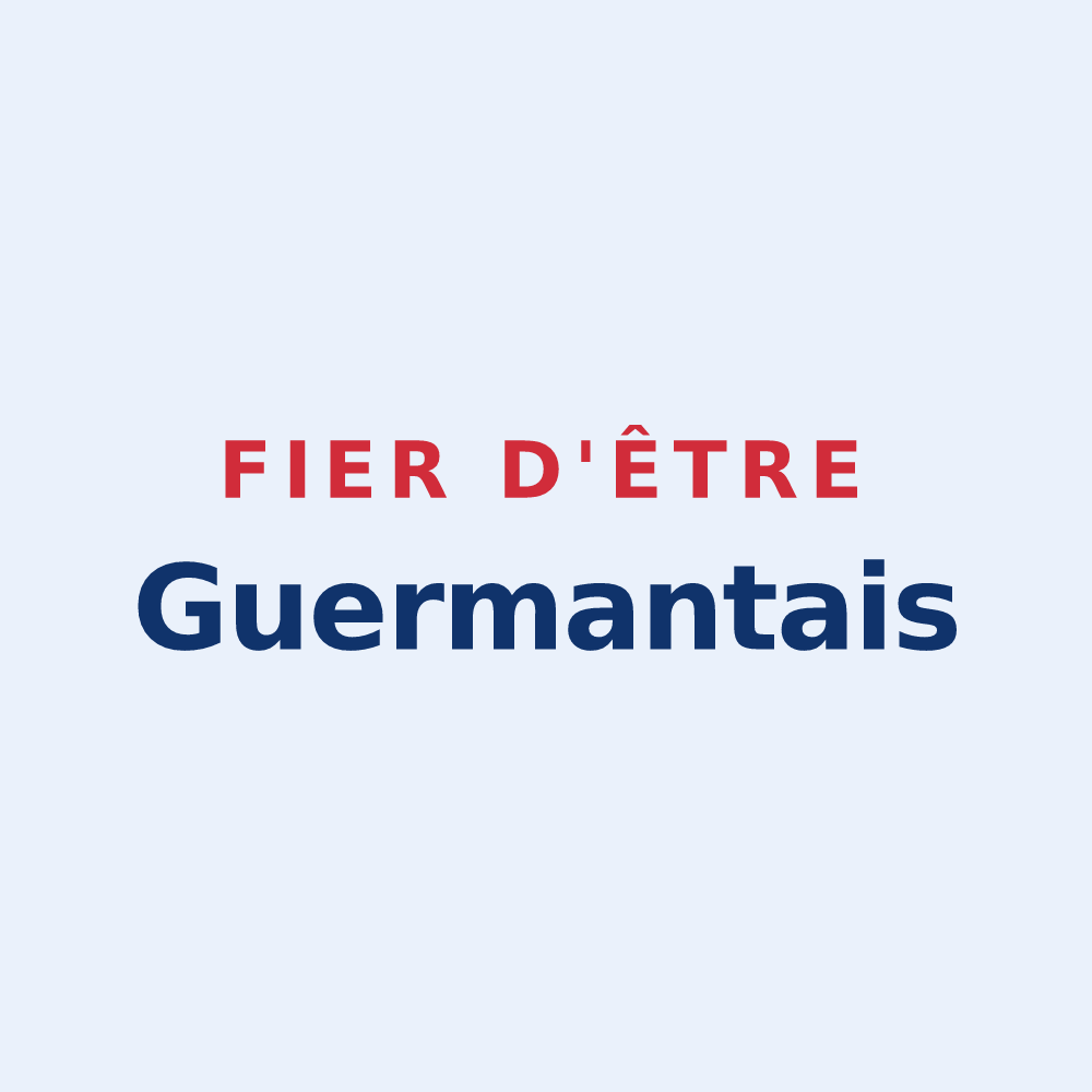 Sticker « Fier d'être Guermantais » — design pour Guermantes