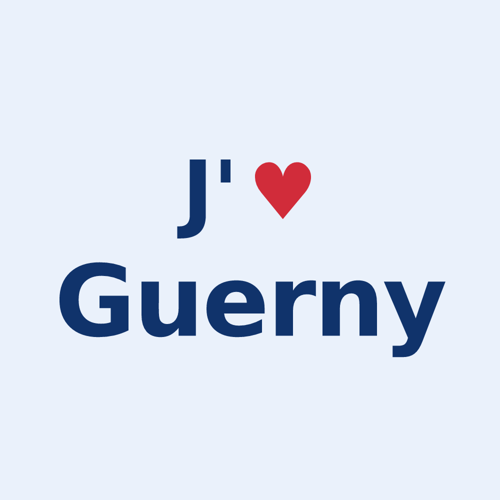 Sticker personnalisé Guerny — design J'aime Guerny